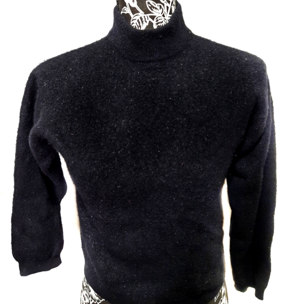 Black Turtleneck Sweater